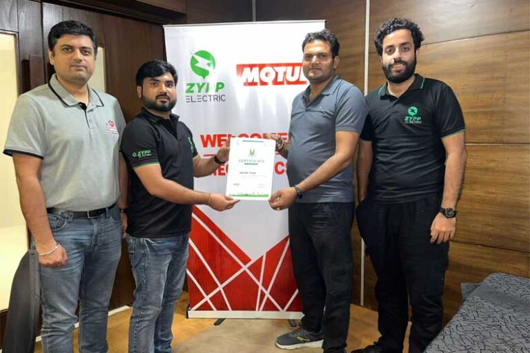 Motul India and Zip Electric launch EV repair training for mechanics.