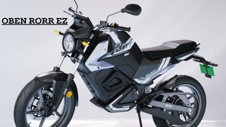 New Oben Rorr EZ bike with 150 Km range on 45 minutes charging