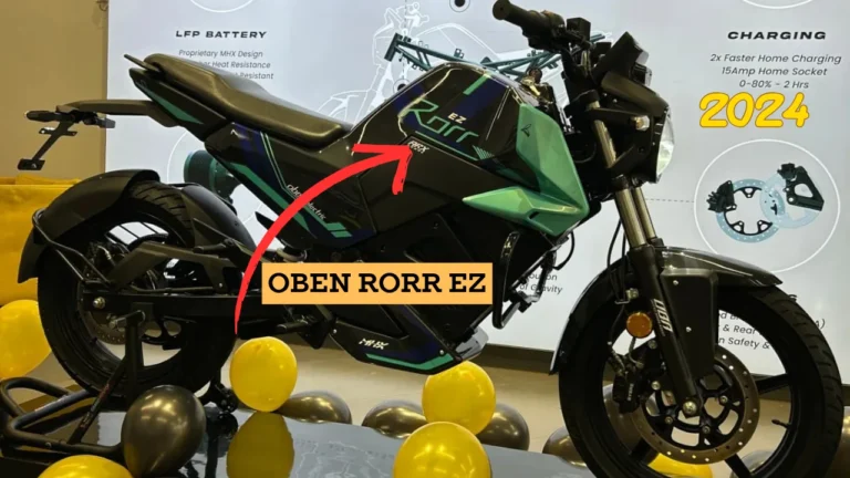 Oben Rorr EZ EV bike comes to capture the EV market with a range of 175 KM in a single charge