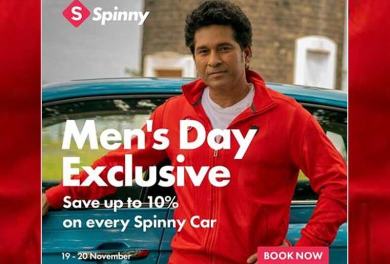 Spinny launches ‘Men’s Day Exclusive’ campaign with up to 10% savings.