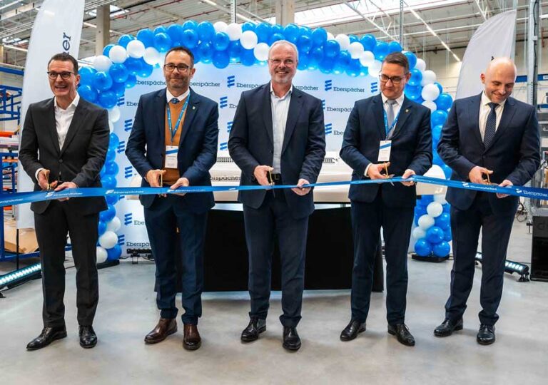 Eberspacher opens new plant in Poland to support hybrid and electric buses.