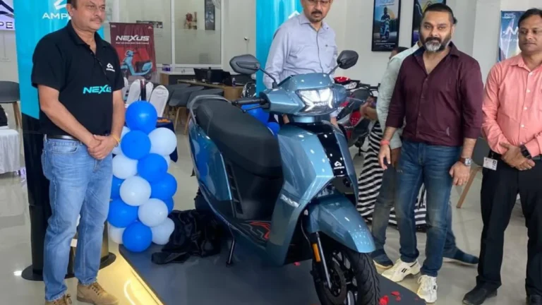 With a range of 136 km, Ampere Nexus EV scooter is giving trouble to Ola and Bajaj.