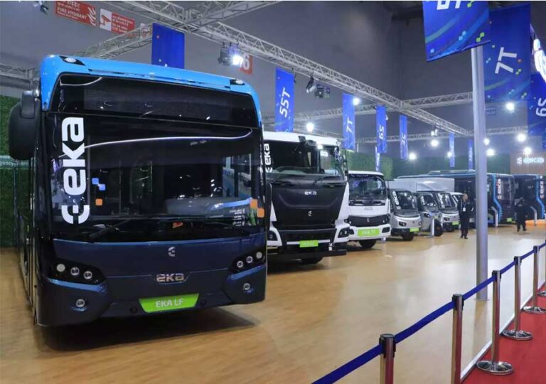 EKA Mobility showcases India’s largest ever electric CV range at Bharat Mobility Global Expo 2025