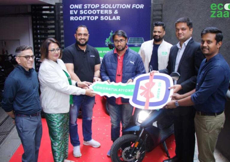 India is defeated with Ecozar: Last destination for EVS and roof solar panels. Vampire