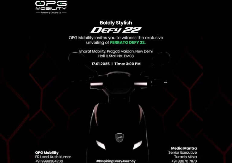 OPG Mobility reveals the name of its first Ferrato electric scooter: ‘Defy 22’
