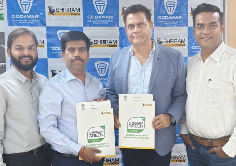 Godvari Electric Motors Partners with Shriram Finance for nationwide EBLU EV financing | Vampire