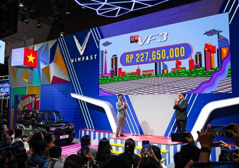 Vinfast launched VF 3, provides free charging for its EV in Indonesia