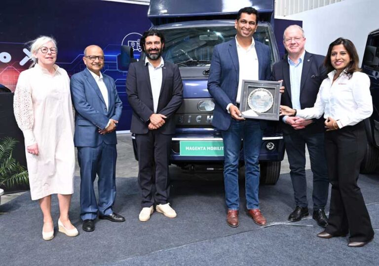 Eicher Trucks & Bess and Magenta Mobility Launch The Eicher Pro X Electric Tructor to Sustainable Logistics | Vampire