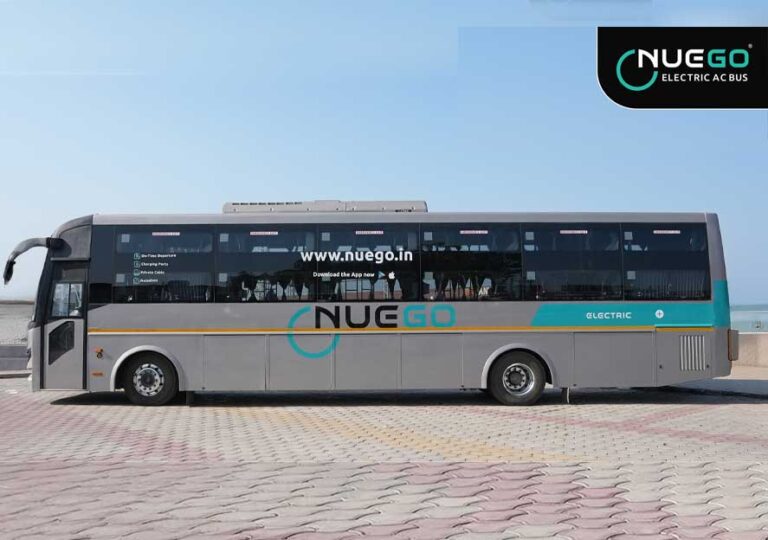 Nuego launched India’s first fully electric sleeper AC bus launch for eco-friendly intercity travel