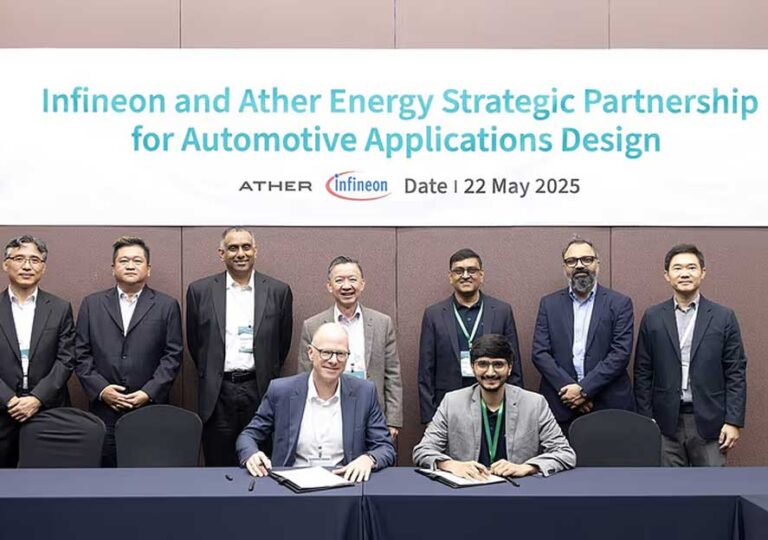 Atheron Energy Partners with Infineon Technologies to promote EV performance in India. Vampire