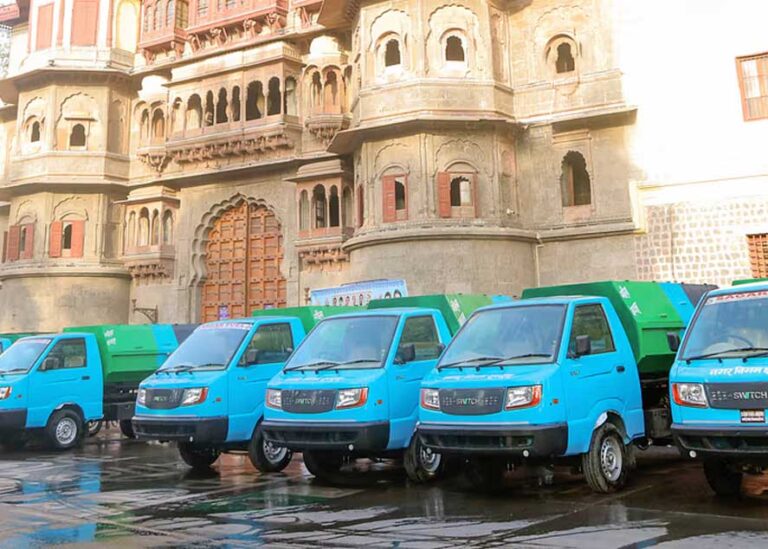 Switch Mobility deposes 100 electric vehicles for Indore waste management fleet