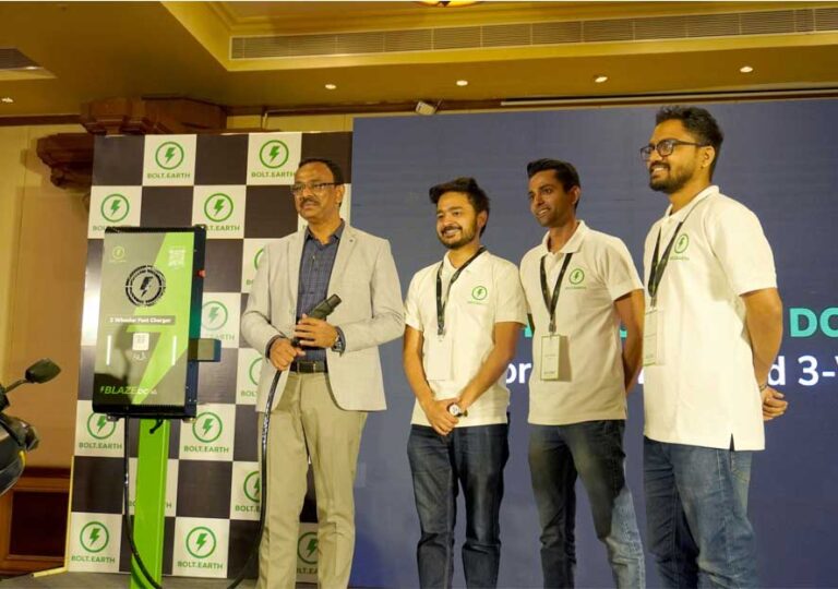 Bolt.earth launched Blaze DC-India’s first universal DC fast charger for two and three-wheelers. Vampire