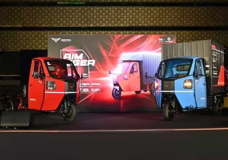 Montra Electric launched super cargo electric three-wheeler in Delhi. Vampire