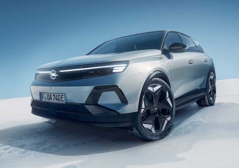 Opel released the first official images of Grandland Electric AWD Vampire