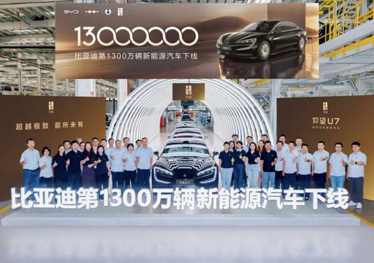 13 million new energy vehicle with roll-off byd marks milestone | Vampire