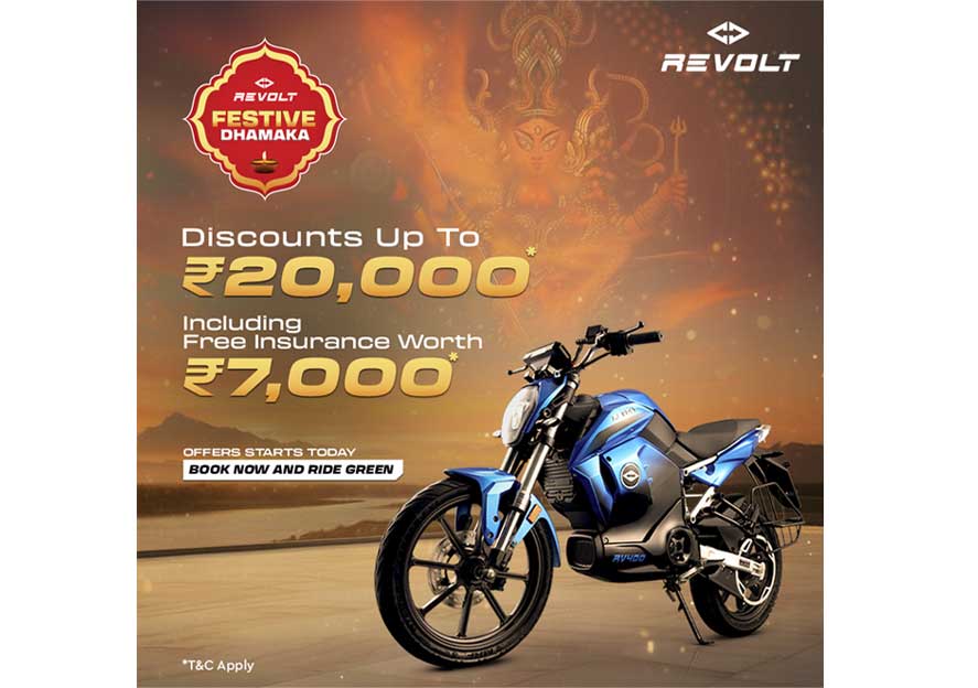 Revolt Motors launched 'festival blast' with '20, 000 benefits'