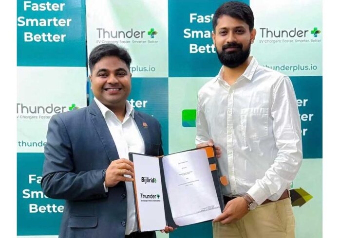 Bizliride partners with ThunderPlus to promote EV rentals and charging