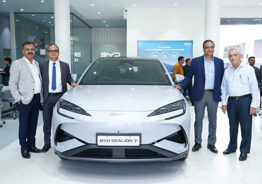 BYD India expands EV network with launch of 47th showroom in Hisar, Haryana.