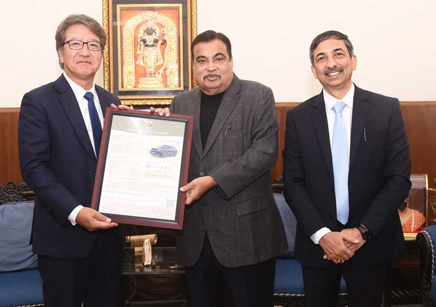 India's first global EV, Maruti Suzuki E Vitara, achieves 5-star