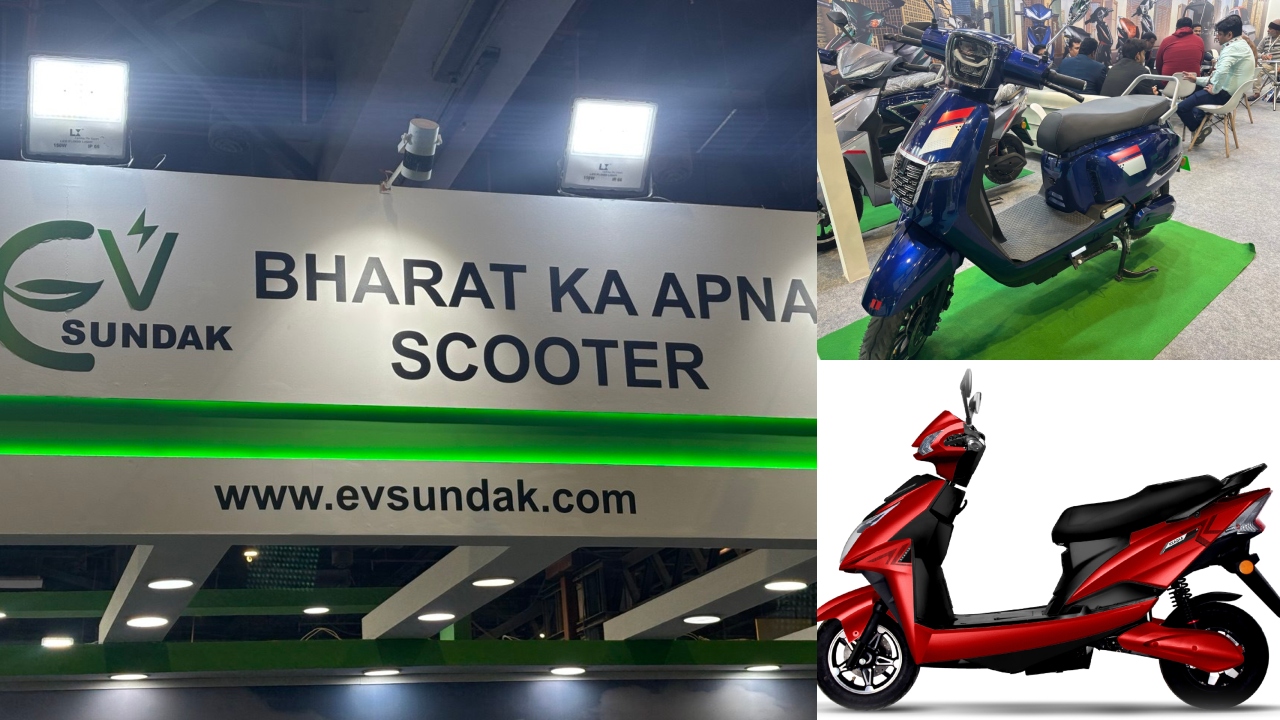EV-Sundak: New power to green mobility with electric scooters with smart EV charging.
