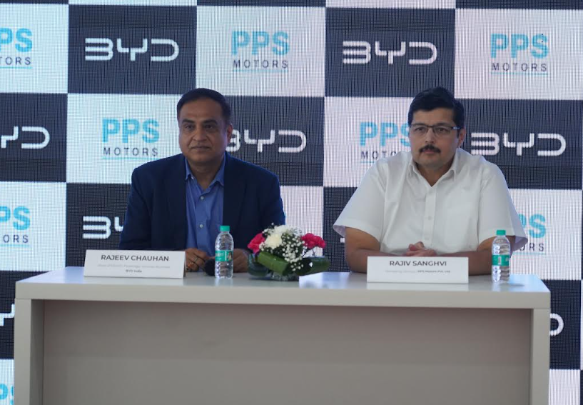 PPS Motors opens India's largest BYD showroom in Delhi -