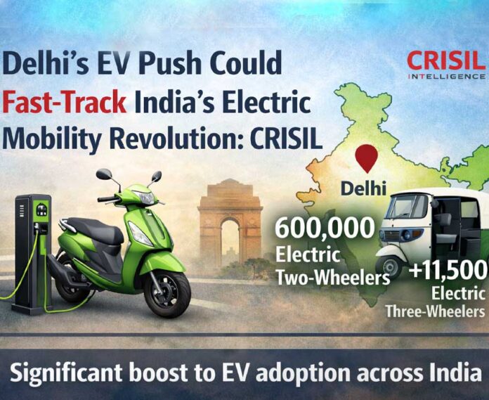 Delhi's EV incentive can fast-track India's electric mobility revolution: CRISIL